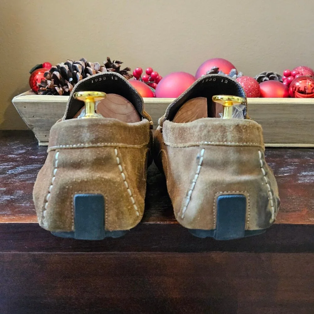 To Boot New York Men's Suede Loafers, Brown, Sz 12   Made in Italy - Picture 5 of 16